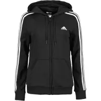 Adidas adidasChaqueta con capucha Essentials French Terry 3 bandas S Black / White Mujer