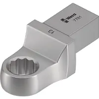 Wera : Llave de vaso de inserción, forma B, boca de 24 mm, acero, 18 x 14 mm