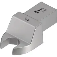 Wera , llave de boca reversible, forma C, tamaño 22, acero, 18 x 14 mm