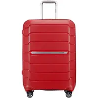 Samsonite Flux 4 ruedas Trolley 68 cm Con asa expansible rojo