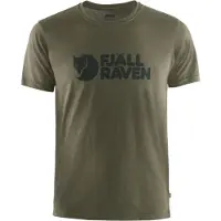 Fjällräven - Logo - Camiseta de manga corta size S, oliva