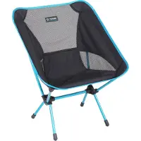 Helinox - Mesas y sillas de camping - Chair One Black/Cyan Blue de Aluminio - Negro