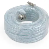 Powerplus Tubería de PVC para aire comprimido, 15 metros, : flexibilidad y resistencia