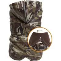 Croci Manta para mesa , diseño "Dackel" (teckel), camuflaje militar, color marrón