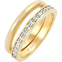 Elli Anillo 'Kristall' oro