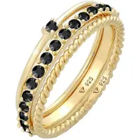 Elli Anillo oro / negro