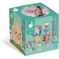 Janod Pirámide Cuadrada De Animales Lindos