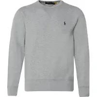 Ralph Lauren para hombre. 710766772004 Sudadera de felpa RL gris (L), Casual, Algodón, outlet 2026.