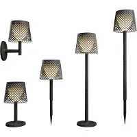 Newgarden Nuevo sistema de jardín GRETA SOLAR+BATERÍA, color negro