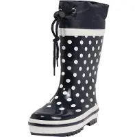 Playshoes Botas de lluvia azul noche / blanco