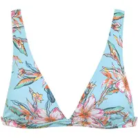 LASCANA Top de bikini marino / azul claro / amarillo / naranja / rosa claro
