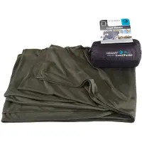 Cocoon - Coolmax Travel Blanket - Manta size 180 x 140 cm, oliva
