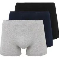 Schiesser Calzoncillo boxer navy / gris moteado / negro