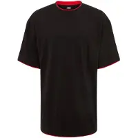 Urban classics Camiseta rojo / negro