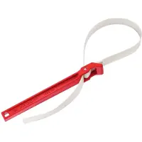 Facom Alicates para correas de , con revestimiento de nylon, rango de sujeción de 0 a 165 mm