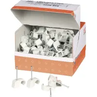 OBO Clip para sujetar, de 10-14 mm, modelo L40, color gris, 100 unidades, referencia 2228858L40GR