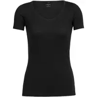 Icebreaker - Women's Siren S/S Sweetheart - Ropa interior merino size XL, negro
