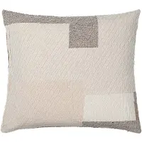 Broste Copenhagen Fundas de cojines PATCH - Blanco - 60x60 cm