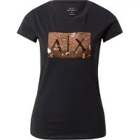Armani Exchange Camiseta cobre / negro