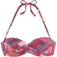 s.Oliver Top de bikini azul / verde oscuro / rosa