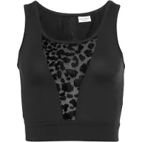 LASCANA Top deportivo negro