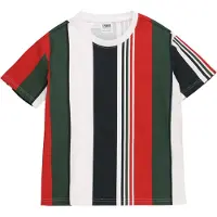 Urban Classics Camiseta navy / verde oscuro / rojo / blanco