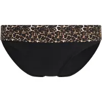 LASCANA Braga de bikini marrón / amarillo / negro