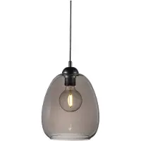 Nordlux Lámpara colgante DILLION, color humo, casquillo E27