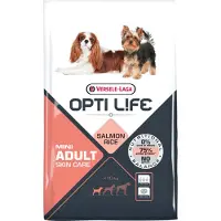 Opti Life Adult Mini Skin Care - Salmón y Arroz - 7,5 kg
