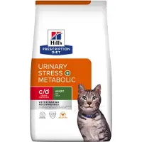 Hill's Pet Nutrition - c/d Urinary Stress + Metabolic - Feline - 3 kg