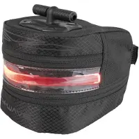 M-Wave - Tilburg L Illu Satteltasche mit LED Licht - Alforja para bicicleta gris