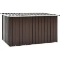 vidaXL , caja para jardín, color marrón, 171 x 99 x 93 cm