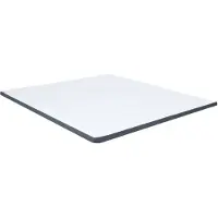 vidaXL Protector de colchón para somier, 200 x 180 x 5 cm, firmeza media