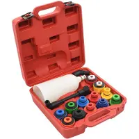 vidaXL Juego de 15 embudos para verter aceite de motor