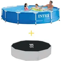 Intex Piscina de estructura, modelo Rund - 366x76 cm - de 2 piezas, referencia S21331