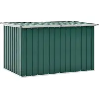 vidaXL Caja para jardín, color verde, 150x101x91 cm
