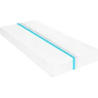 vidaXL Colchón de 160 x 200 cm, 7 zonas, espuma de poliuretano, 16 cm de grosor, firmeza H2/H3