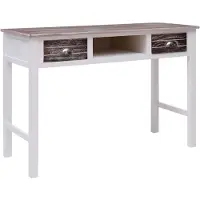 vidaXL Escritorio , color marrón, 110 x 45 x 76 cm, madera