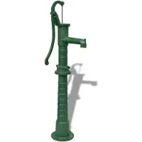 vidaXL Bomba manual para desagüe con soporte, fabricada en hierro fundido ()