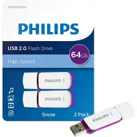 Philips Pendrive Snow Edition 64gb 2 Unidades