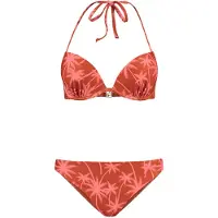 Shiwi Ladies Luca Bikini Set Vacation Palm Spice Route Brown Talla: 42 | Bikinis Outlet | Mujer | Marrón