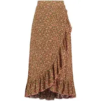 Shiwi Ladies Lombok Skirt Tropical Tiger Strawberry Pink Talla: S | Faldas Midi Outlet | Mujer | Rosa
