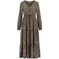 Shiwi Vestido camisero 'AZORES' beige / negro