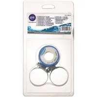 Gre Accessories AR510, apto para reparación, color azul, acero inoxidable, politetrafluoroetileno (PTFE), 3,2 cm, 3,8 cm, 116 g