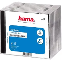 Hama Caja Doble De Cd 10 Unidades