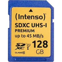 Intenso Tarjeta De Memoria Sdxc 128gb Class 10 Uhs-i Premium