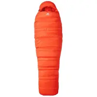 Mountain Equipment - Xeros - Saco de dormir de plumas size Regular - Body Size: 185 cm, naranja