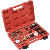 vidaXL Juego de 18 piezas de herramientas para ajuste de motor, compatible con VAG 1.8/2.0 TFSI