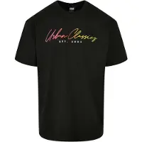 Urban Classics Camiseta amarillo neón / verde neón / fucsia / negro / blanco