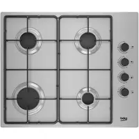 Beko Placa De Gas Higg64103sx 60 Cm 4 Fuegos